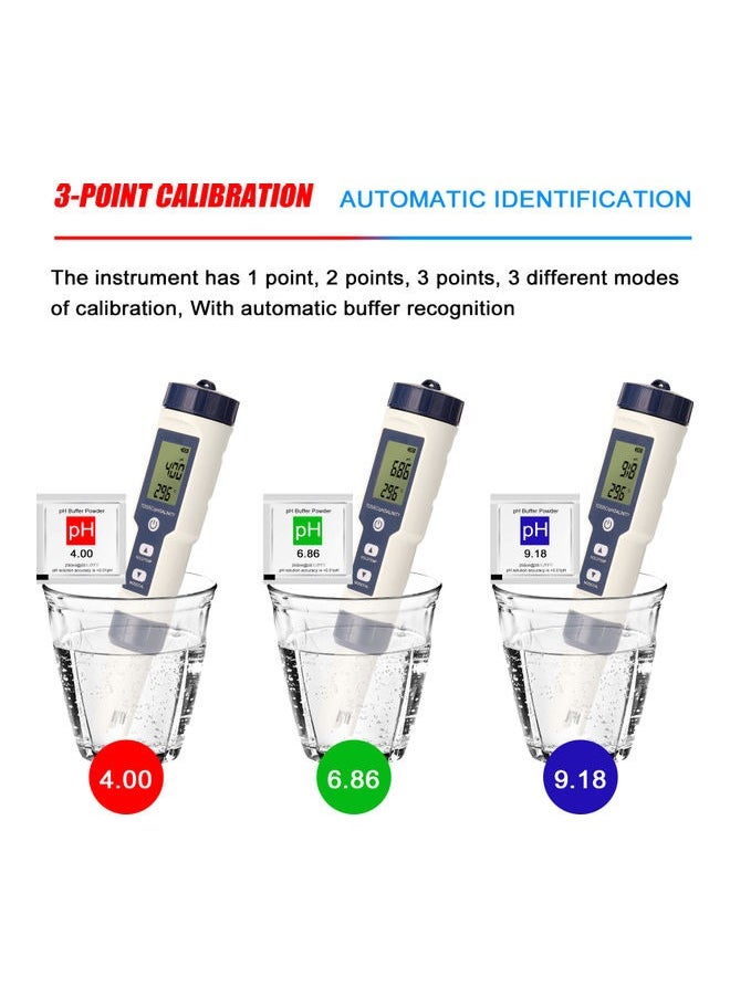 ماركة غير محددة 5 In 1 Professional Water Quality Tester  - Image 3