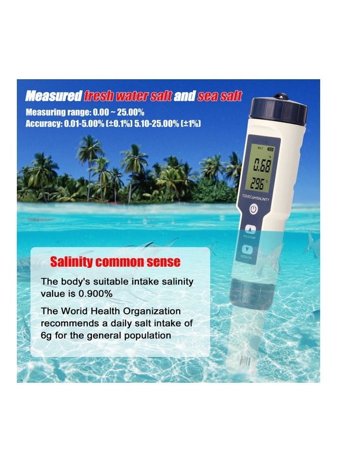 ماركة غير محددة 5 In 1 Professional Water Quality Tester  - Image 4