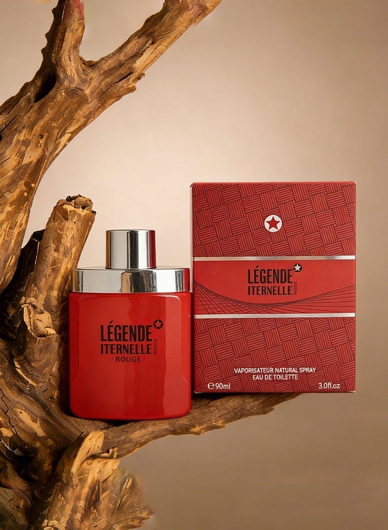 في في لوف V.V.LOVE / LÉGENDE ÉTERNELLE / عطر خشبي فاكهي (أو دو تواليت) 90 مل / مناسب للرجال والنساء - Image 5
