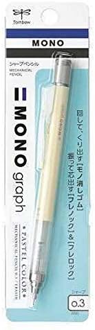 Tombow Tombow Mono Graph Mechanical Pencil Pastel Color  03mm  Cream Yellow