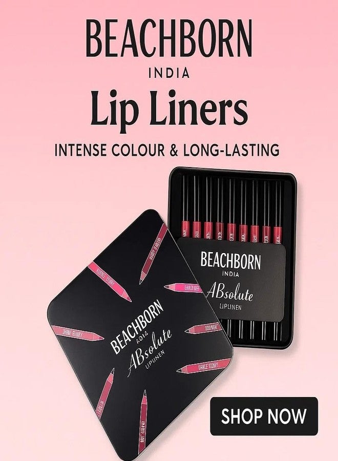 BEACHBORN INDIA Matte Liner with Tin Set of 12 | One Swipe Smooth Application | Long Lasting & Travel Friendly Lip Pencil | Multicolor |Smudge Free | Waterproof | Creamy Lip Liner Pencil| - Image 5