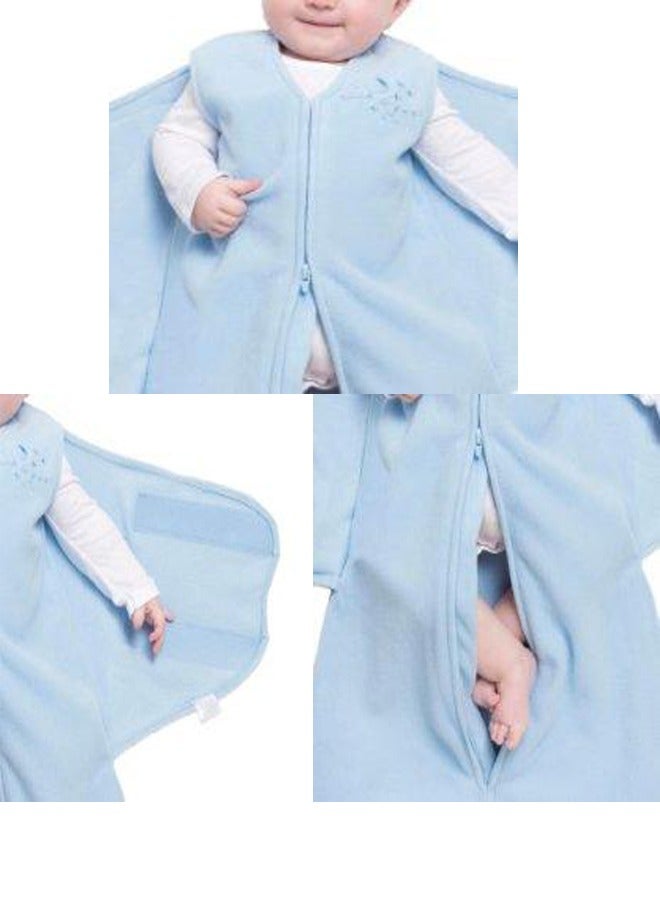 LO.BABY.VE Cotton Sleepsack Swaddle, 3-Way Adjustable Wearable Blanket, Newborn, 0-3 Months - Image 3