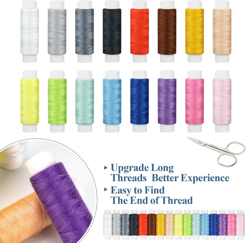 OKOMER Sewing Kit, Sewing Kit for Adults, Needle and Thread Kit, Travel Sewing Supplies,Small Mini, Basic, Beginner, Gifts for Women,Stocking Stuffers for Teen Girls,Christmas Gifts for Grandkids, (M) - Image 3