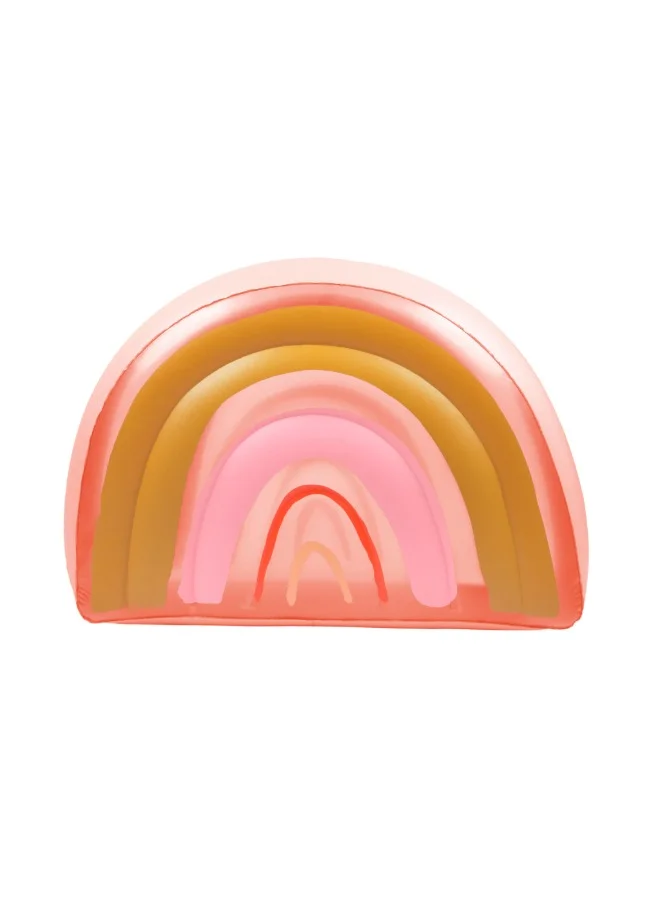 SUNNY LIFE Inflatable Rainbow Sprinkler for Kids – Peachy Pink | Outdoor Water Play Toy | Garden Water Sprinkler | Summer Splash Fun