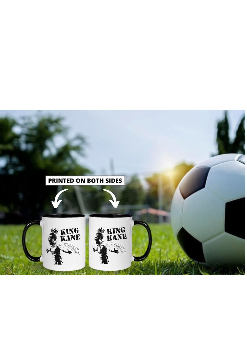 MEC King Kane Football World Cup Printed Coffee Mug Black Handle 11Oz - Image 3