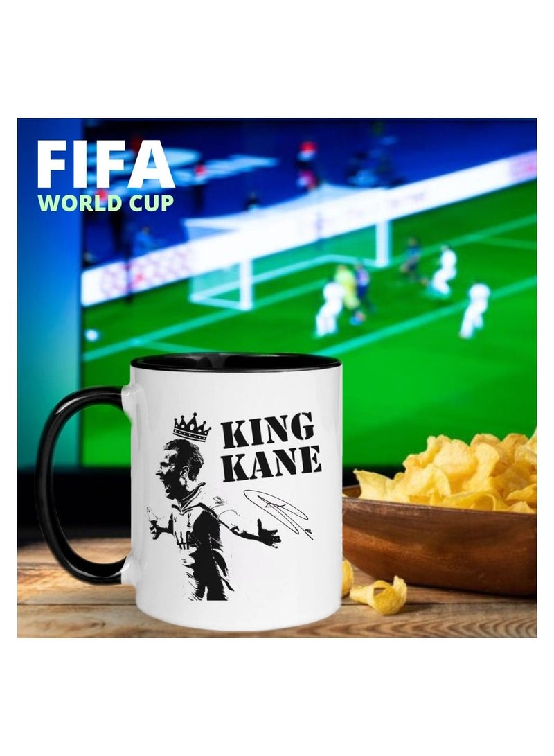 MEC King Kane Football World Cup Printed Coffee Mug Black Handle 11Oz - Image 2