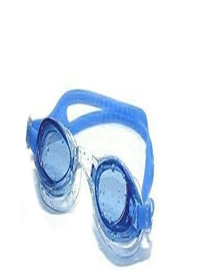 VIHANCO Swimming Goggles with Anti-Fog, UV Protection, Double Straps, Silicone Gaskets, Blue - Image 1