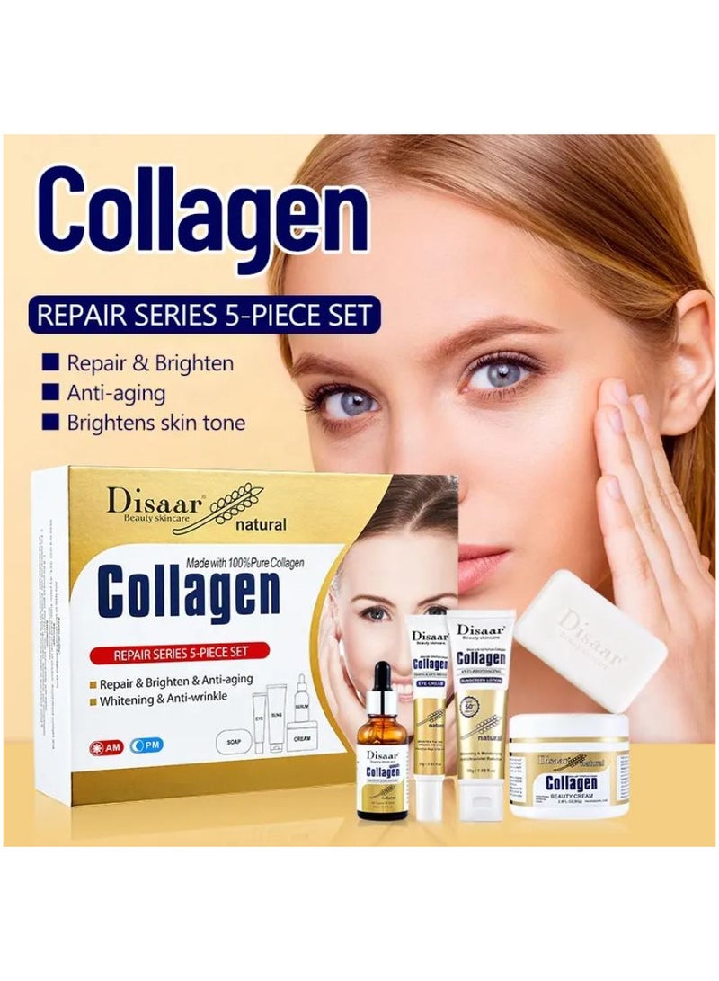 Disaar Made with 100% Pure Collagen Anti-aging Whitening Brightening Skin Care Set - Image 2