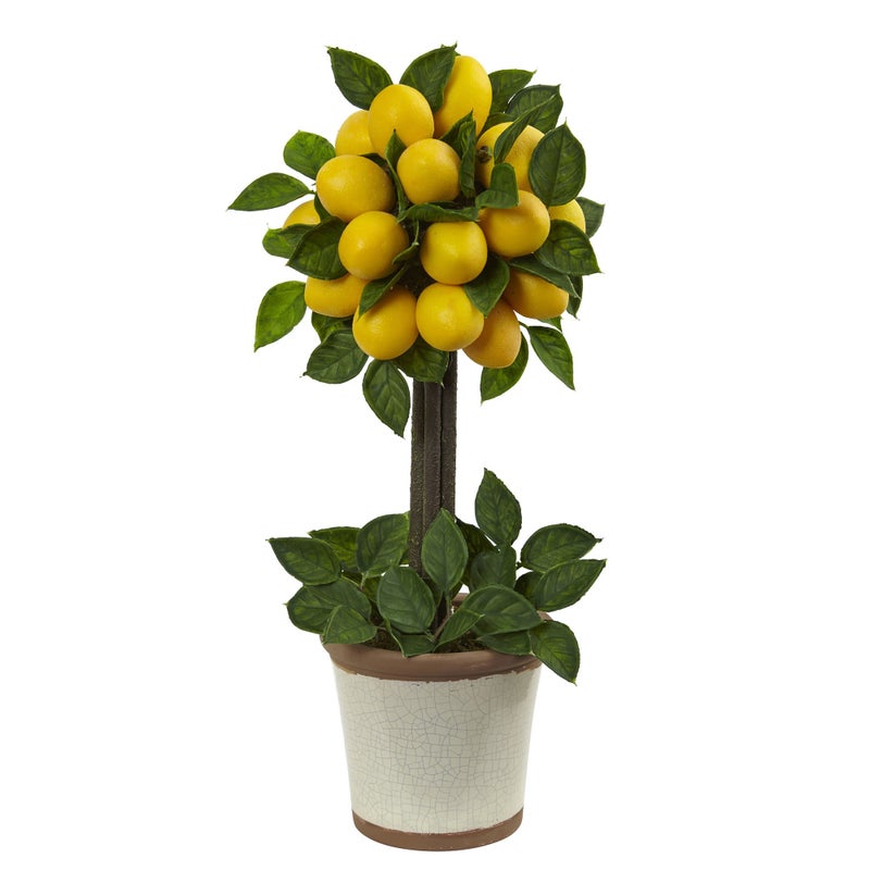 Nearly Natural Nearly Natural Lemon Ball Topiary Arrangement 195 x 85 x 875  - Image 1