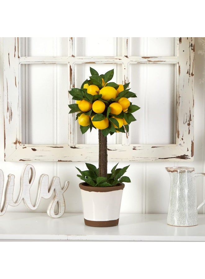 Nearly Natural Nearly Natural Lemon Ball Topiary Arrangement 195 x 85 x 875  - Image 2