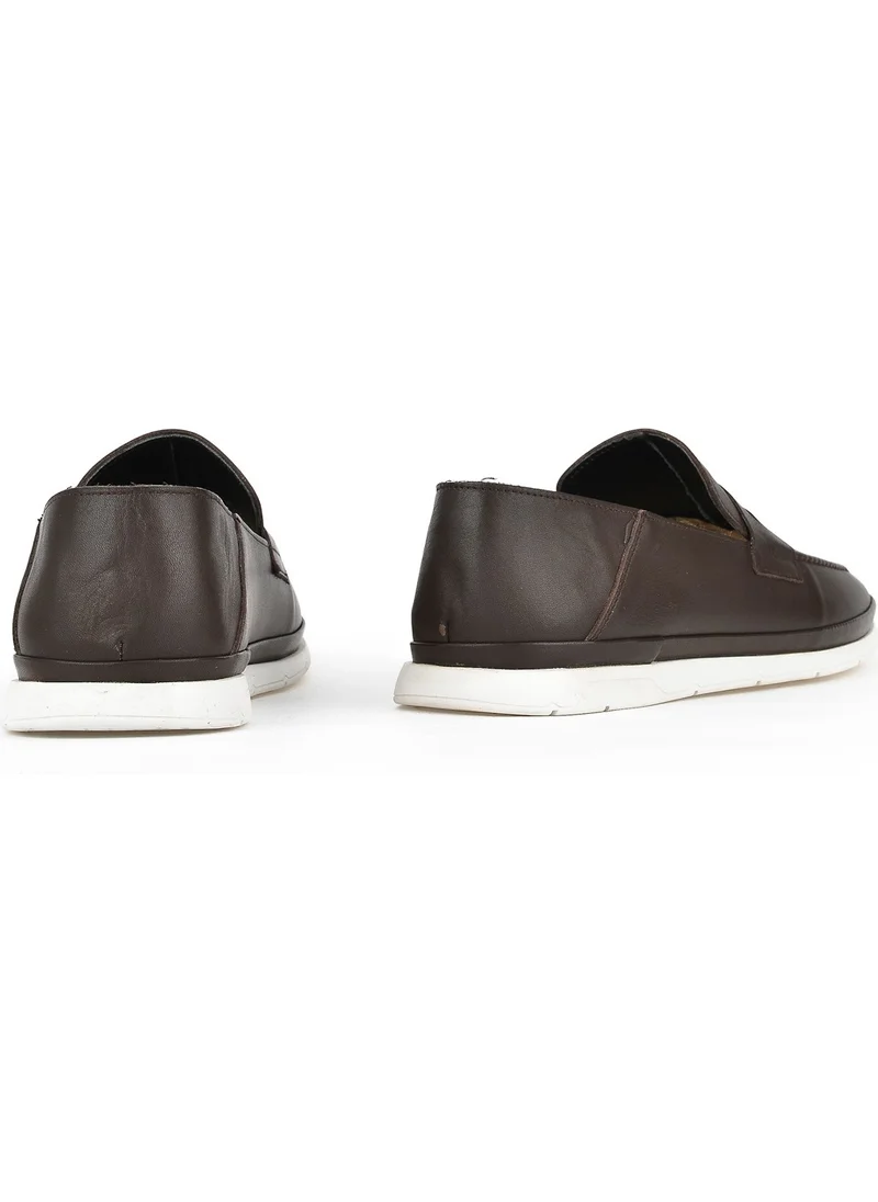 زيا , Men's Leather Shoes 131498 1601 Brown