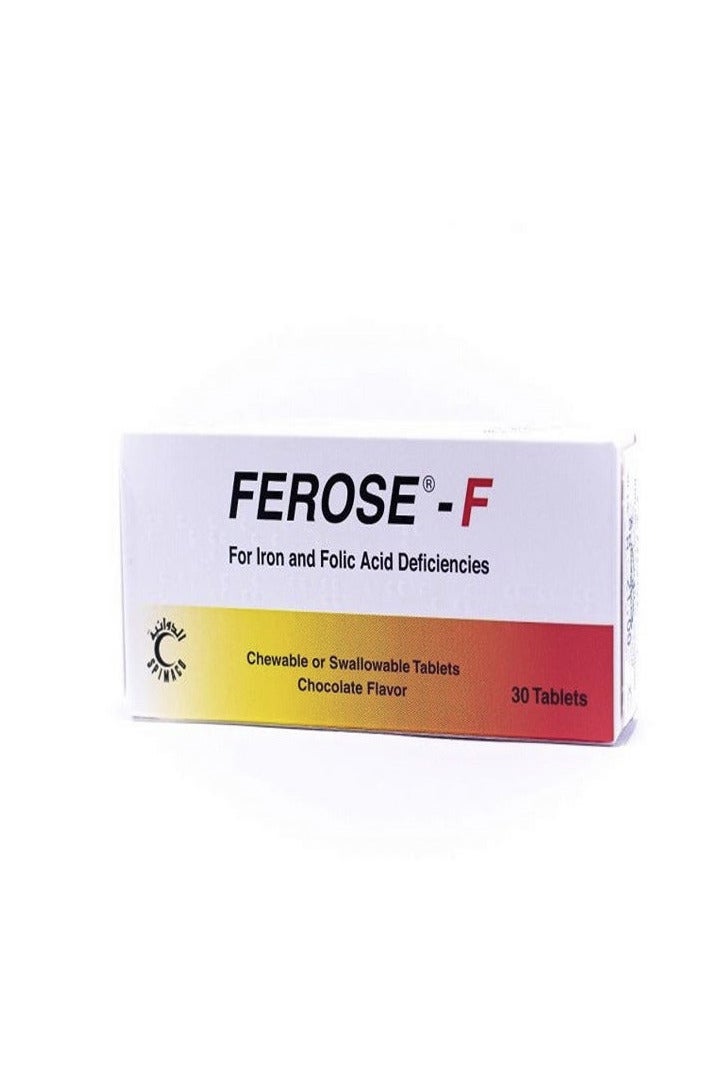 Ferose F Chewable Iron Tablet 30s