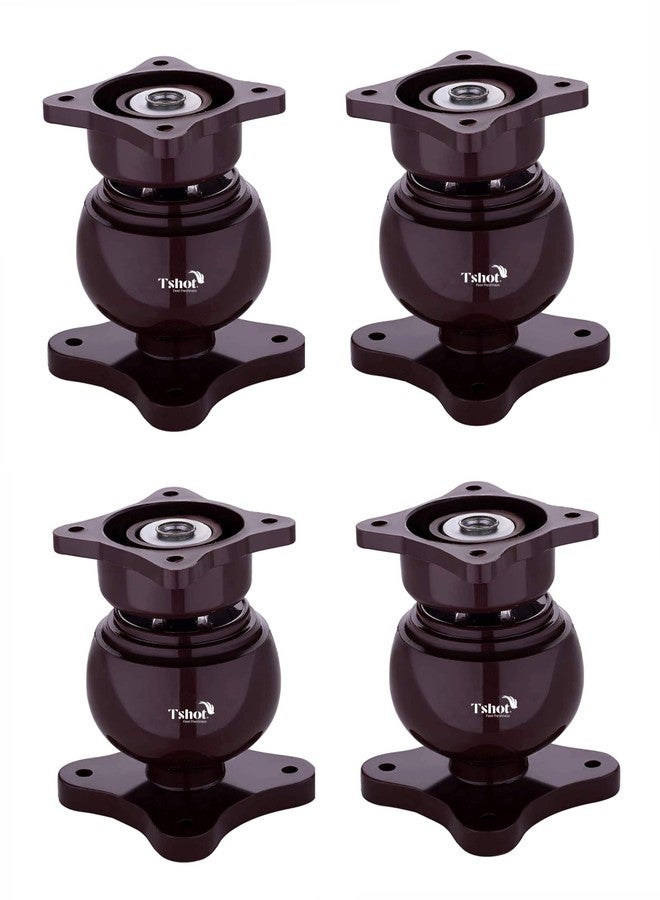 Tshot Door Stopper Magnet, Door Catcher/Door Magnet,Door Catch/Door Magnetic CatcherDoor Stopper for Home (Brown, 3 Inch) (Pack of 4) - Image 1