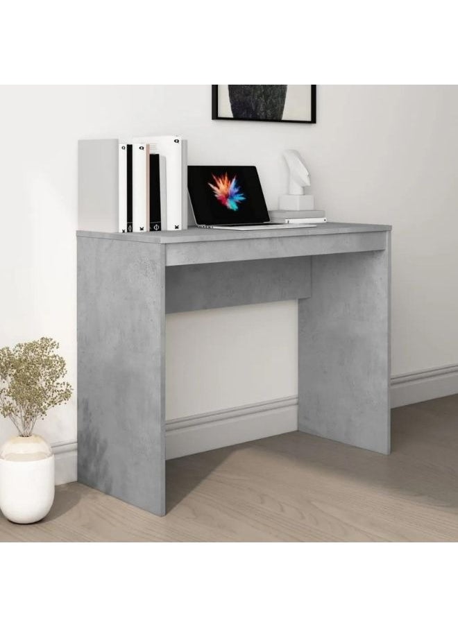 فيداكسل مكتب الخرسانة الرمادي 90x40x72 سم الخشب هندسي  - Image 1