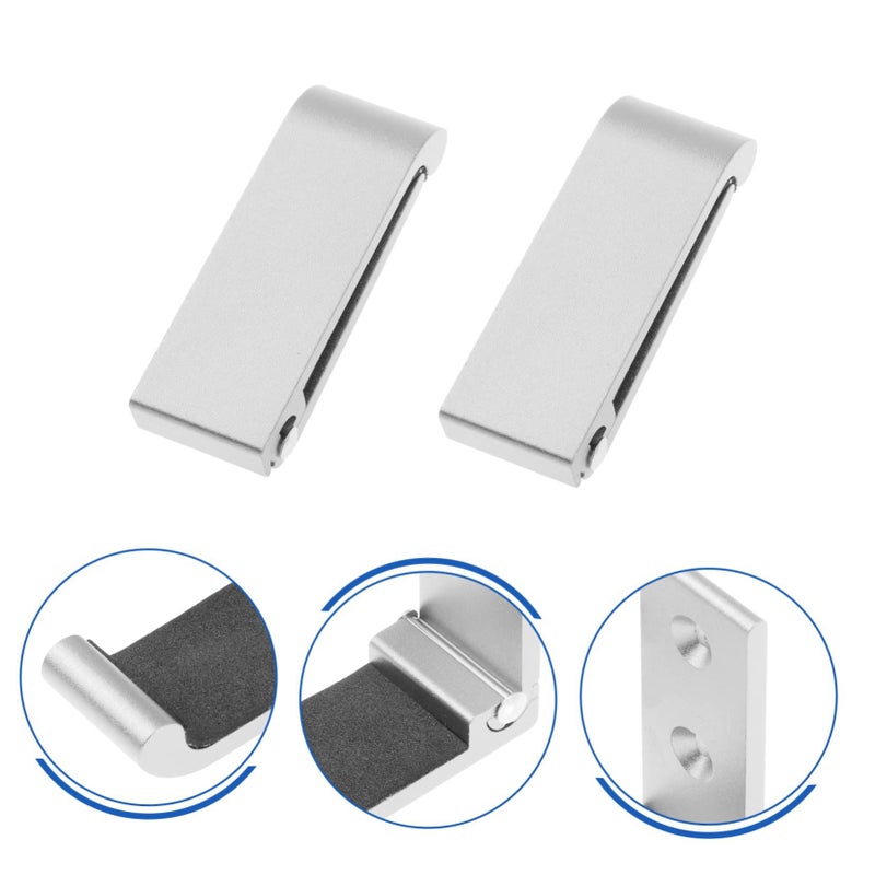 Silver Wall Mounted Folding Hooks Space Saving Kitchen Laundry Bedroom Sponge Padding - Image 4