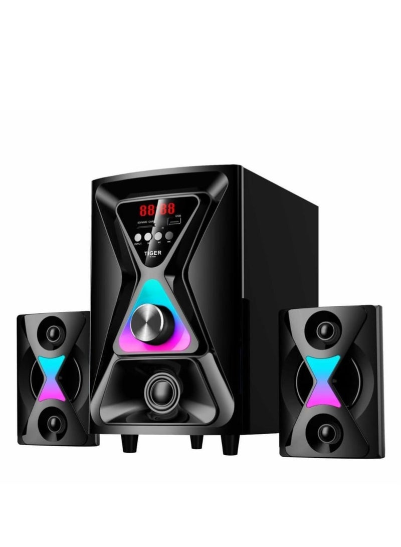 تايجر طقم سماعات R-4050 صب ووفر، 3 قطع - Image 1