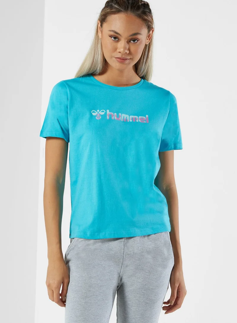 Hummel Hummel Mimi T-Shirt female Blue,L