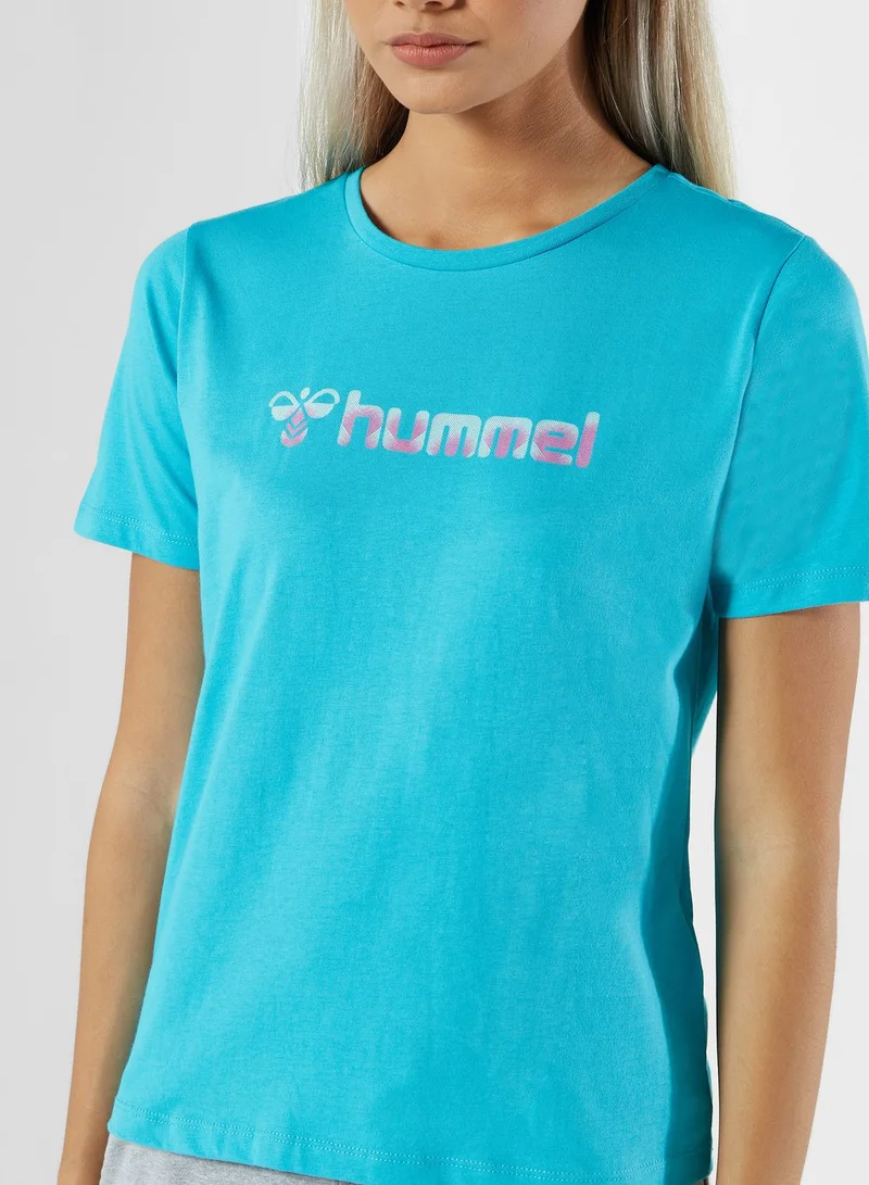 Hummel Hummel Mimi T-Shirt female Blue,L