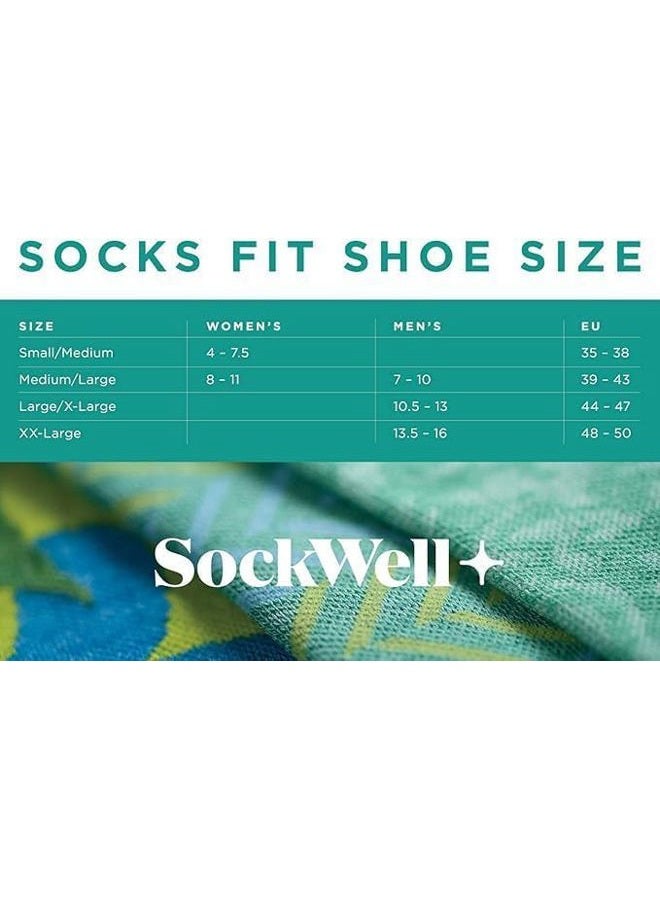Sockwell Men's Circulator Moderate Graduated Compression Sock, Charcoal - XXL, Charcoal, XXL - Image 3