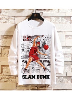KUYING New Slam Dunk Master Loose Casual Long Sleeve Bottom Shirt  - Image 1
