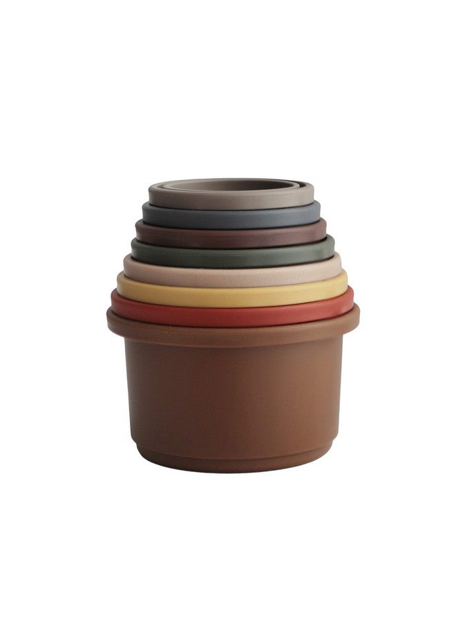 mushie Stacking Cups Toy | Made in Denmark (Retro) - Image 2
