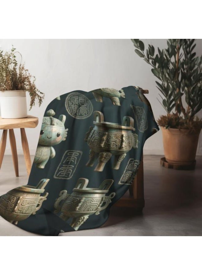 general Baby and children's cartoon flannel thin blanket (warm and comfortable, suitable for sleep, game use) 70cm*100cm - Image 4