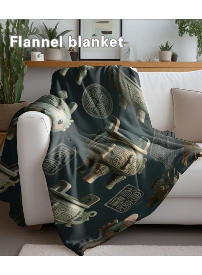 general Baby and children's cartoon flannel thin blanket (warm and comfortable, suitable for sleep, game use) 70cm*100cm - Image 5