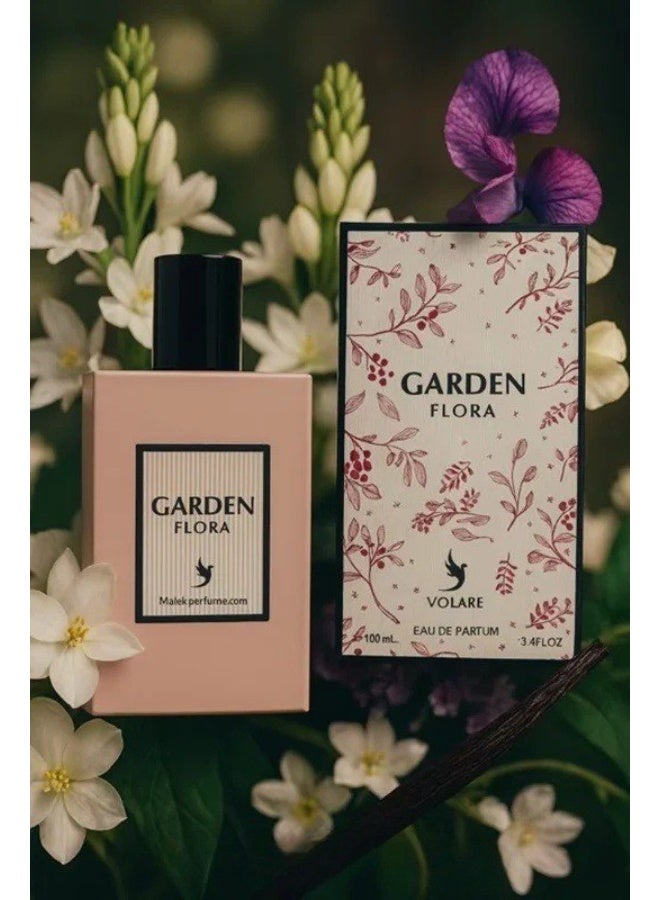 فولاري عطر جاردن فلورا او دي برفيوم من فولاري للنساء - 100 مل (مستوحى من عطر بلوم ) - Image 3
