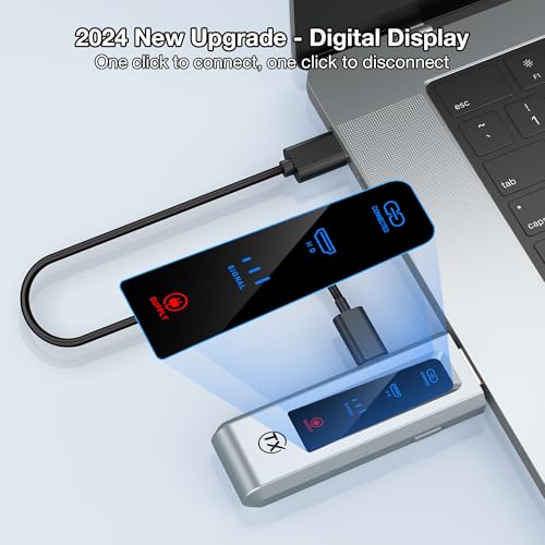 BRAIDOL Wireless HDMI Transmitter and Receiver, HD Extender Plug & Play Portable 2.4G/5G with LED Screen Wireless HDMI Kit for Streaming Video and Audio to Monitor from Laptop/PC/TV Box/Projector - Image 2