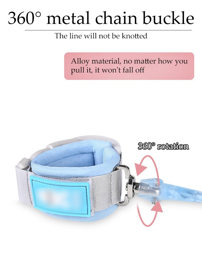 DUNISO 2 in 1 Anti Lost Toddler Leashes,Adjustable Toddler Backpack Harness,360°Rotation Safety Leash,With Reflective Design，Whistle Lock and Safety Buckle,Durable And Sturdy，Suitable For Outdoor Activities And Travel,2m - Image 5