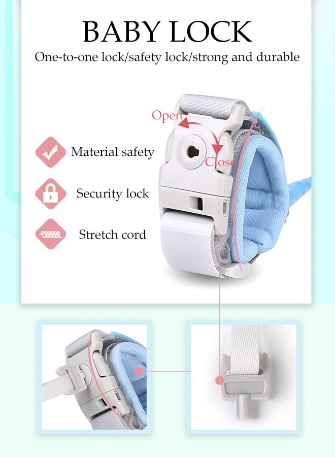 DUNISO 2 in 1 Anti Lost Toddler Leashes,Adjustable Toddler Backpack Harness,360°Rotation Safety Leash,With Reflective Design，Whistle Lock and Safety Buckle,Durable And Sturdy，Suitable For Outdoor Activities And Travel,2m - Image 4