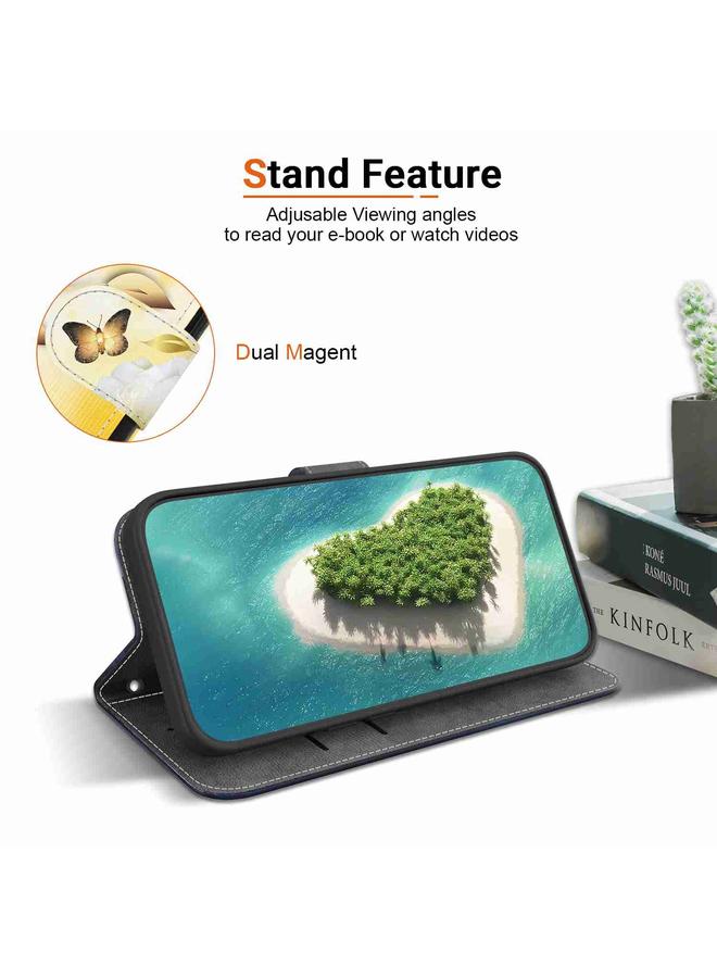 Green Tiger Case For Honor 50 Lite Crystal Texture Colored Drawing Leather Phone Case - Image 5