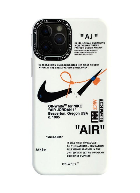 Protective Case Cover for Apple iPhone 13 Pro Max AIR Design White