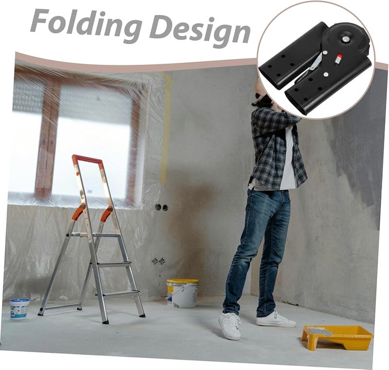 Heavy Duty Aluminum Telescopic Ladder Safety Shoe Kit Secure Locking Hinge Parts - Image 3