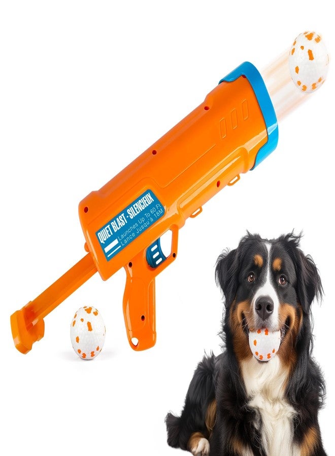 ALL FOR PAWS Dog Ball Launcher, Upgraded Dog Ball Blaster with 3 ETPU Balls, Interactive Thrower for Medium to Large Dogs, Play Fetch Toy for Dogs for Outdoor Exercise - Image 1