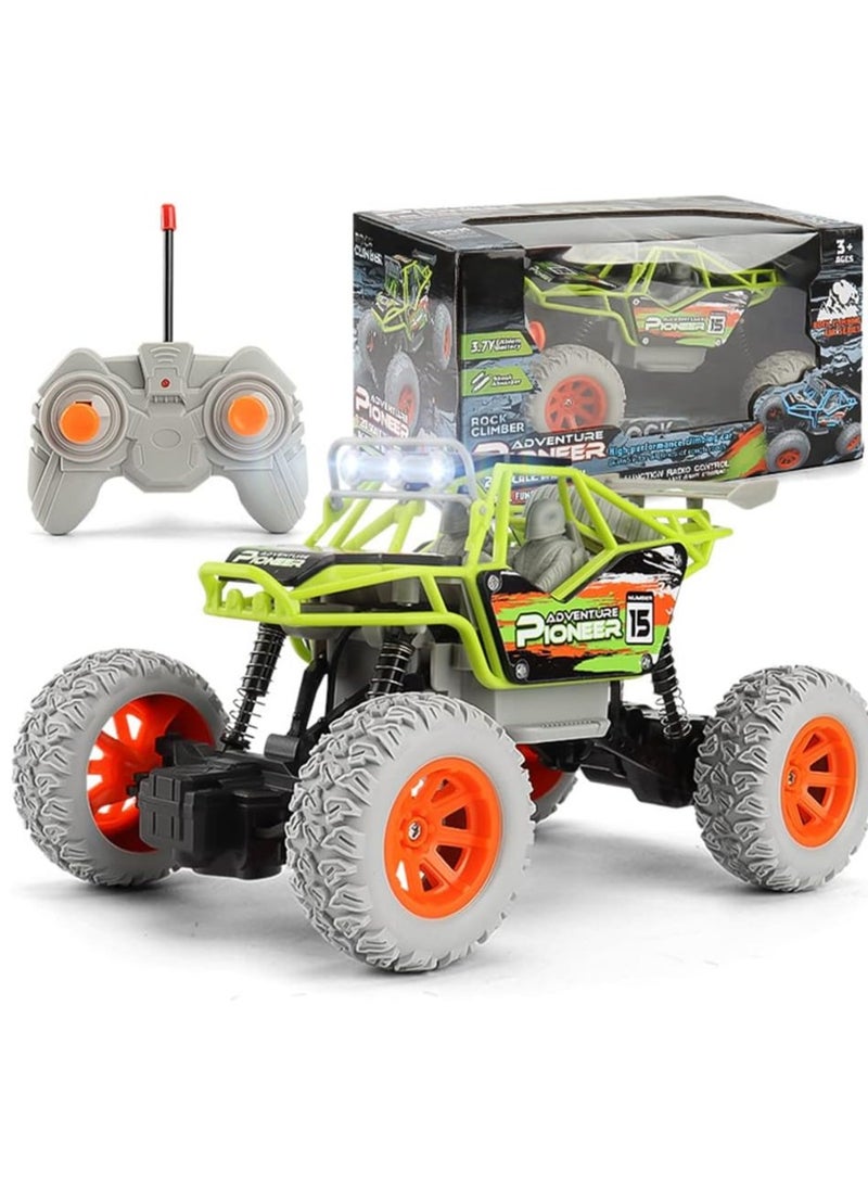 SMARTX 1:20 RC Car Toys, Off Road Remote Control children rock crawler Cars, All Terrains Electric Toy Rechargeable Offroad Climbing RC Racing Car High Speed with Led Lights Best Gift for Kids - Image 1