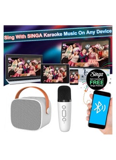 Bebiland Bluetooth Speaker with Microphone for Kids Adults Karaoke Machine with 2 Wireless Microphone Portable Handheld Bluetooth Karaoke Toys for Gifts Home Party Birthday  - Image 3