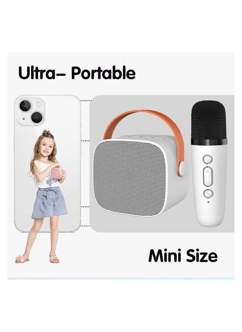 Bebiland - Bluetooth Speaker with Microphone for Kids Adults Karaoke Machine with 2 Wireless Microphone Portable Handheld Bluetooth Karaoke Toys for Gifts Home Party Birthday - Image 1