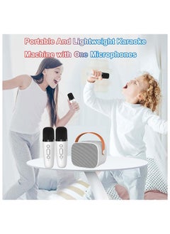 Bebiland Bluetooth Speaker with Microphone for Kids Adults Karaoke Machine with 2 Wireless Microphone Portable Handheld Bluetooth Karaoke Toys for Gifts Home Party Birthday  - Image 2