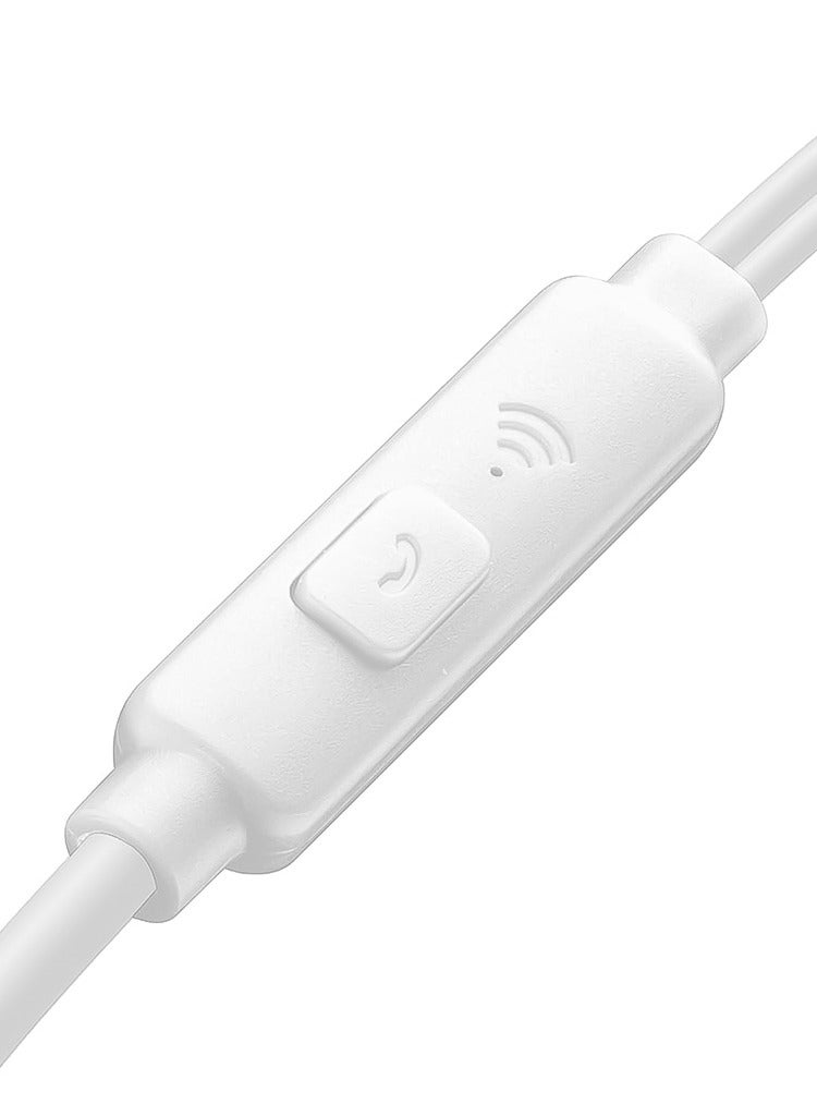 Zentality 3.5mm Jack Wired Earphone with Multi Control XI High Defination Audio Quality Zentality E-16 - White - Image 3