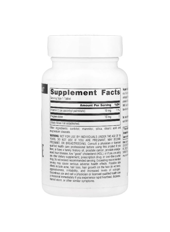 Source Naturals Source Naturals, Pregnenolone, 10 mg, 120 Tablets  - Image 2