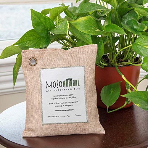 MOSO NATURAL Air Purifying Bag 500G Natural Color Naturally Removes Odors,Allergens&Harmful Pollutants Suitable For Kitchens,Bedrooms,Living Areas, Long Lasting Charcoal Bags | Lasts up to 2 years! - Image 2