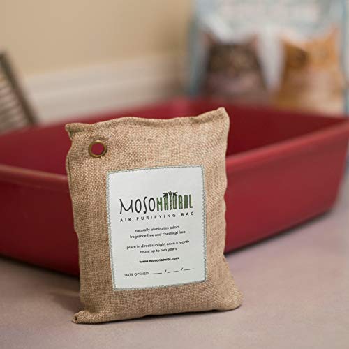 MOSO NATURAL Air Purifying Bag 500G Natural Color Naturally Removes Odors,Allergens&Harmful Pollutants Suitable For Kitchens,Bedrooms,Living Areas, Long Lasting Charcoal Bags | Lasts up to 2 years! - Image 4