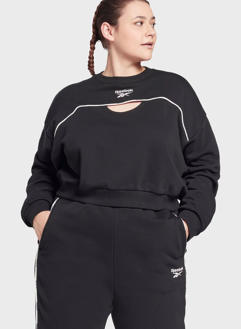 Reebok Training Essential Piping Sweatshirt