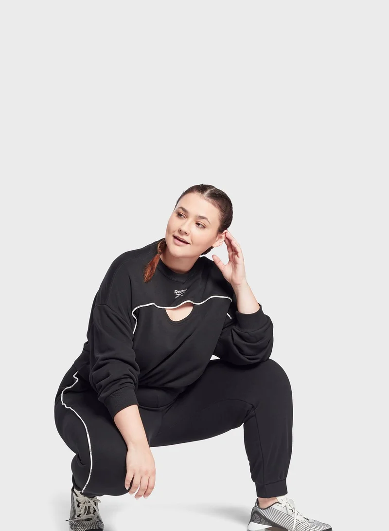 Reebok Training Essential Piping Sweatshirt