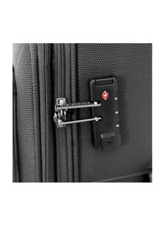 GIORDANO Giordano Softside Luggage Trolley Bag 3 Pieces set,Grey (S-20,M-24,L-28 Inch)  - Image 4