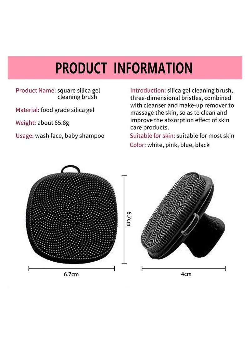 Silicone Face Scrubber Facial Cleansing Brush Wash Manual Waterproof Skin Care Brushes for and Exfoliating - Image 2