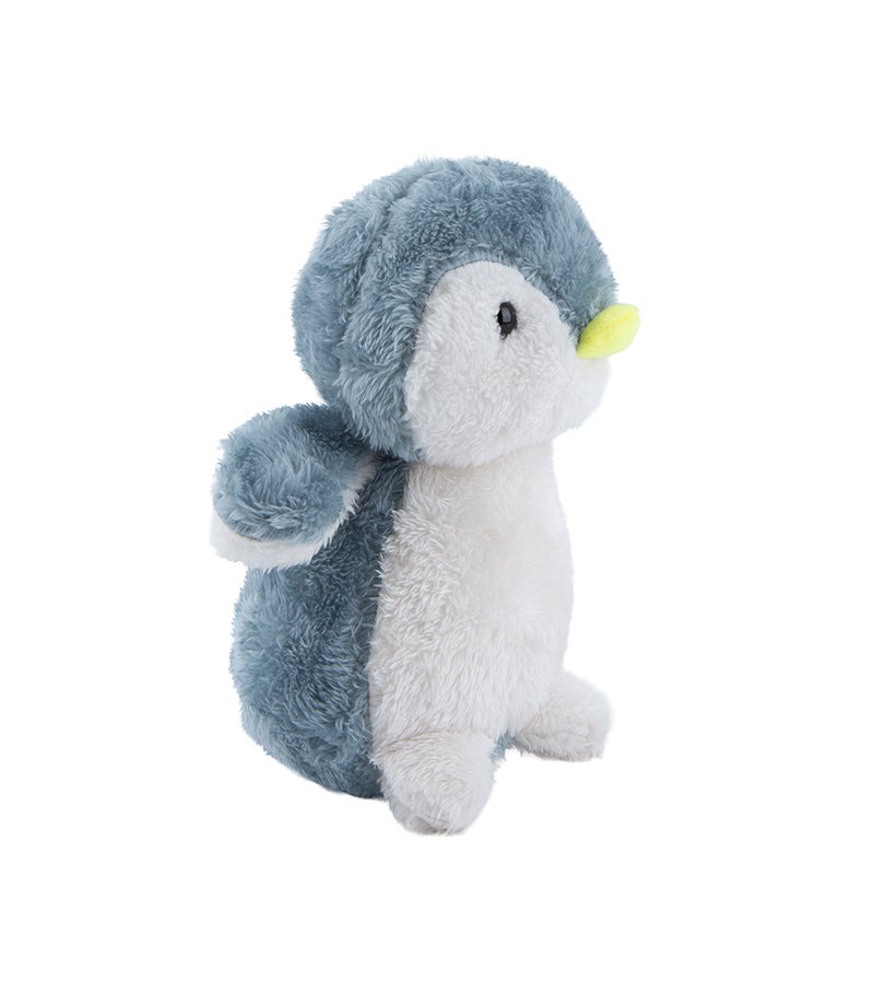 Daiso Penguin Stuffed Toy, Blue & White, Soft Plush Penguin Doll for Kids, Cuddly Animal Toy for Play & Decoration - Image 2