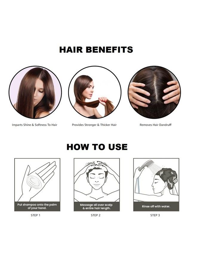 Satvayush Khadi Khadi Amla Reetha Shikakai Bhringraj Shampoo & Red Onion Hibiscus Shampoo (Pack Of 2) 210 Ml Each - Image 4