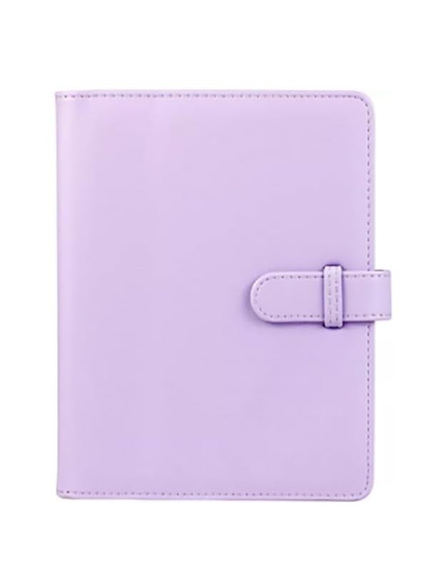 ZIKKON ZIKKON 128 Pockets Lock Photo Album Compatible with Fujifilm Instax Mini 12 11 90 70 99 9 8S 8 7S Instant Camera Polaroid Snap SnapTouch PIC300 Z2300 Mint Zip Instant Camera PrinterLilac Purple  - Image 1